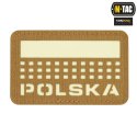M-Tac patch Polska (with flag) 50х80 Laser Cut 