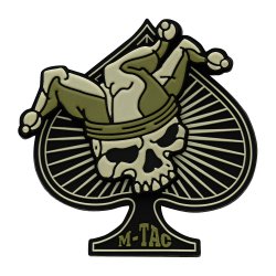 Patch Ace of Spades 3D PVC 