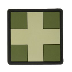 Patch Medic Cross Square PVC 