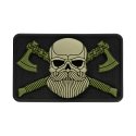 Bearded skull 3d pvc 