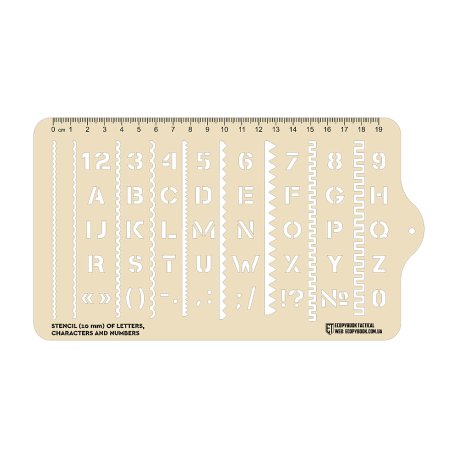 Ecopybook Tactical Stencil symbols NATO 