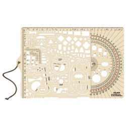 Ecopybook big Tactical ruler Protractor NATO 