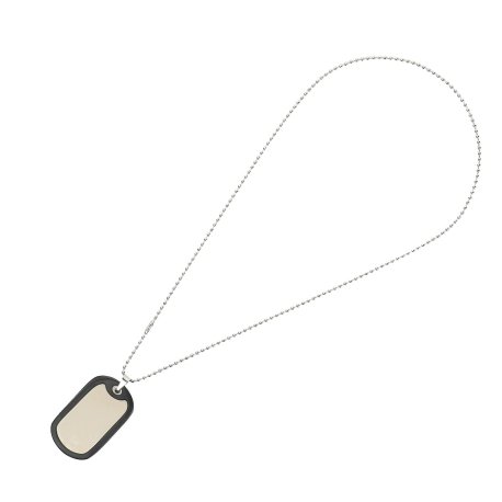 U.S Millitary Dog Tags (Witch Rubber Silencers) 