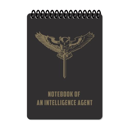 Ecopybook Tactical notebook of an intelligence agent 