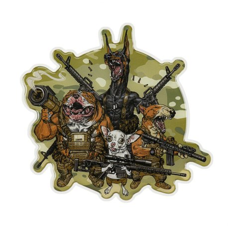 Sticker 3D REX Team 
