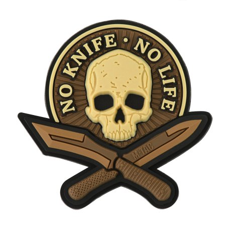 Patch No Knife - No Life 3D PVC 