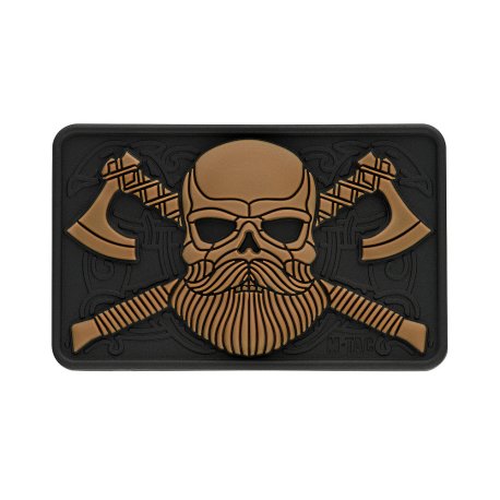 Bearded skull 3d pvc 