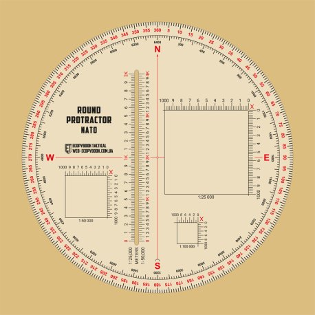Ecopybook Tactical Linijka Prokurator okrągła (130 mm) NATO 