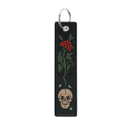 Skull/Viburnum Keychain 