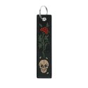 Skull/Viburnum Keychain 